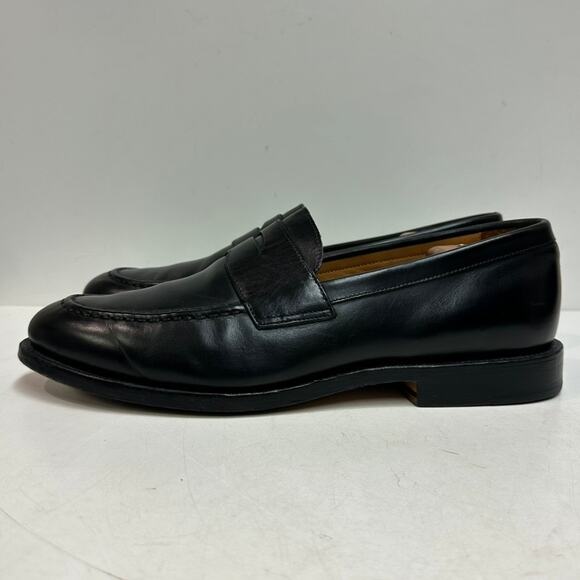 EXCELLENT Grant Stone x J. Crew Ludlow Penny Loafer Black Leather 12 main image 12